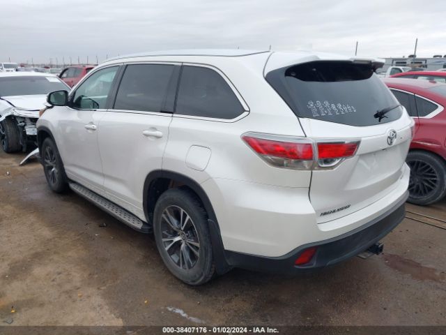 Photo 2 VIN: 5TDKKRFHXGS159863 - TOYOTA HIGHLANDER 