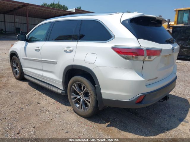 Photo 2 VIN: 5TDKKRFHXGS167445 - TOYOTA HIGHLANDER 