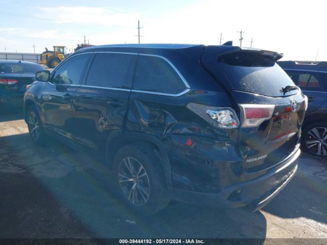 Photo 2 VIN: 5TDKKRFHXGS501635 - TOYOTA HIGHLANDER 