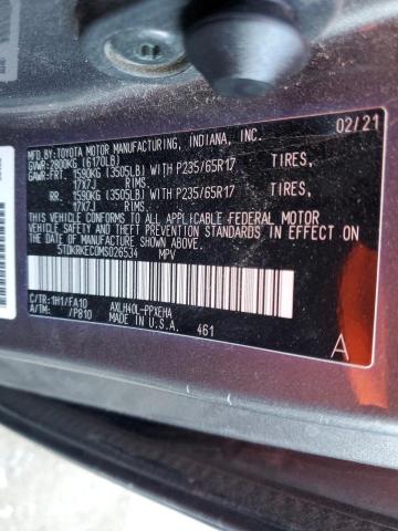 Photo 12 VIN: 5TDKRKEC0MS026534 - TOYOTA SIENNA LE 