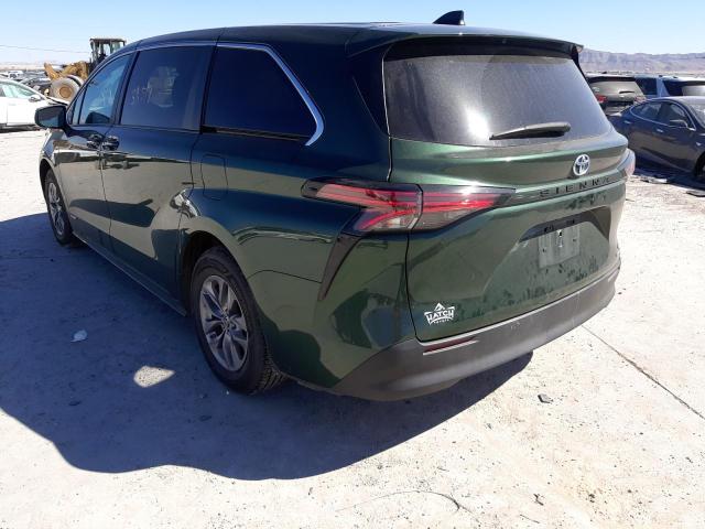 Photo 2 VIN: 5TDKRKEC3MS004480 - TOYOTA SIENNA LE 