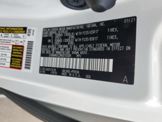 Photo 12 VIN: 5TDKRKEC3MS015589 - TOYOTA SIENNA LE 