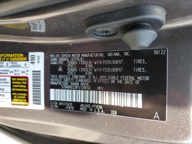 Photo 13 VIN: 5TDKRKEC8PS138650 - TOYOTA SIENNA LE 