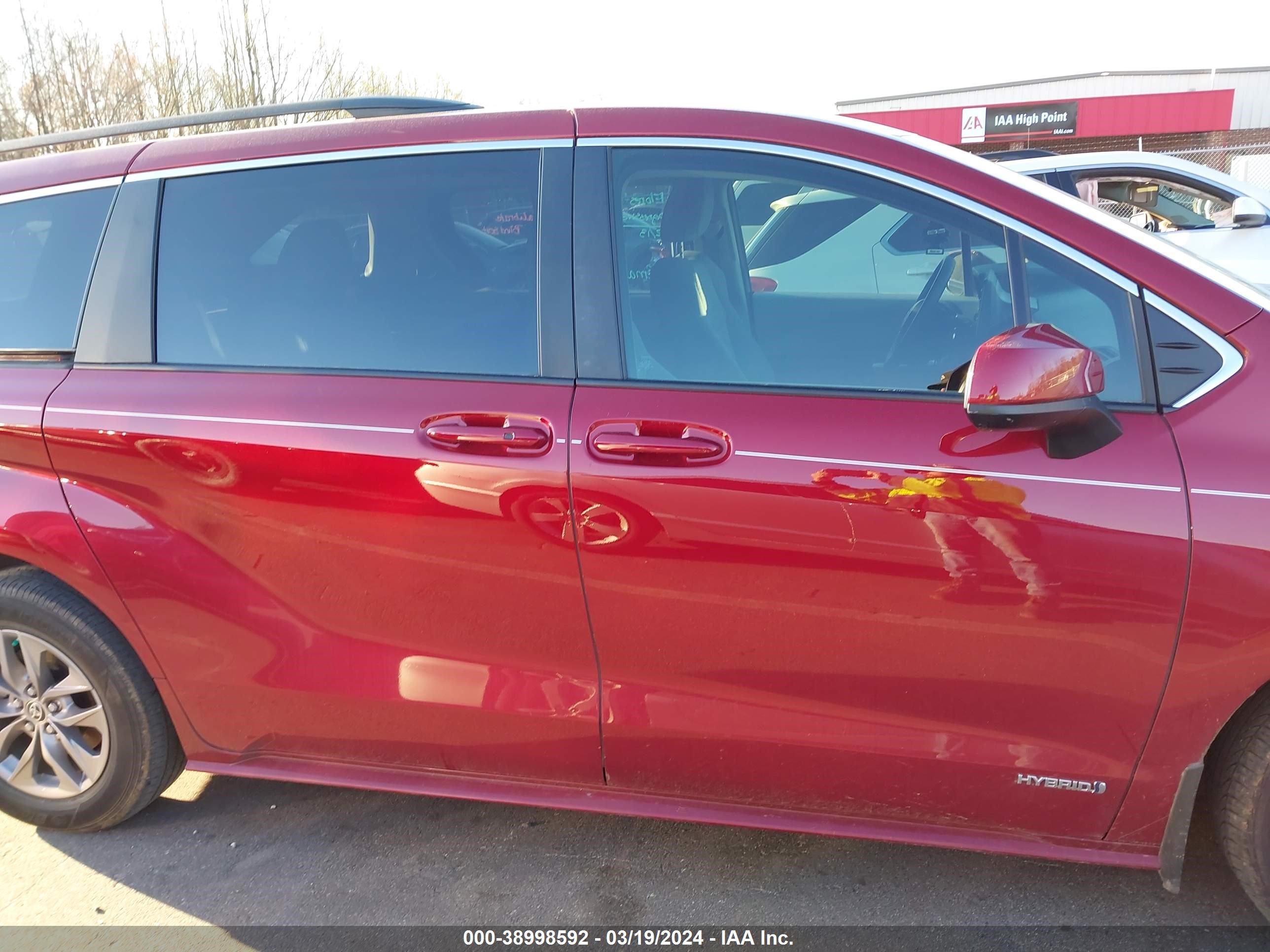 Photo 13 VIN: 5TDKRKEC9MS006329 - TOYOTA SIENNA 