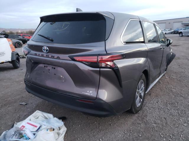 Photo 3 VIN: 5TDKRKEC9MS019033 - TOYOTA SIENNA LE 