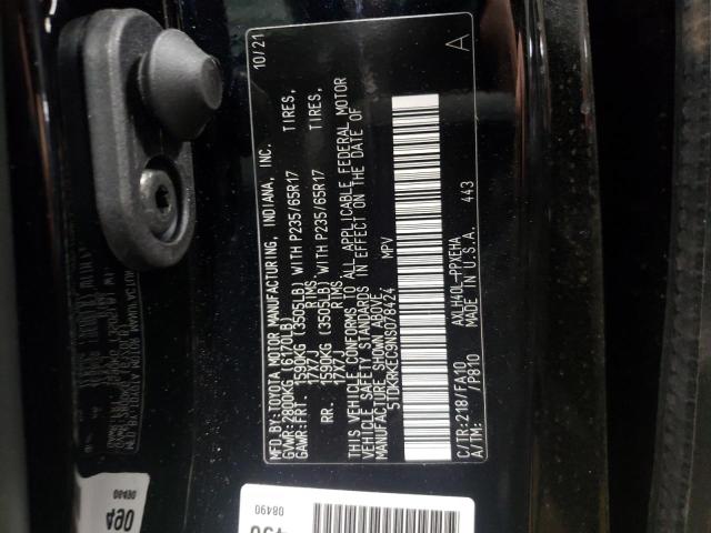 Photo 9 VIN: 5TDKRKEC9NS078424 - TOYOTA SIENNA LE 