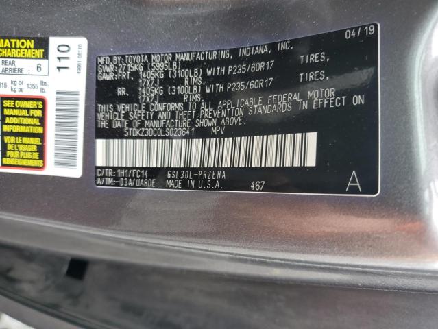 Photo 13 VIN: 5TDKZ3DC0LS023641 - TOYOTA SIENNA LE 