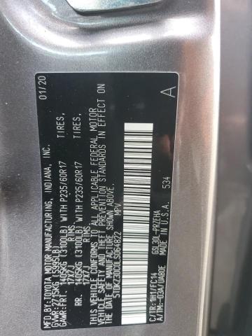 Photo 12 VIN: 5TDKZ3DC0LS064822 - TOYOTA SIENNA LE 