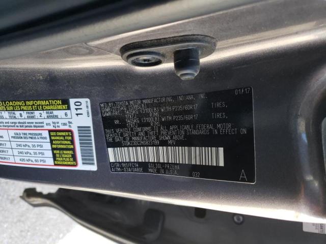 Photo 9 VIN: 5TDKZ3DC2HS823199 - TOYOTA SIENNA LE 