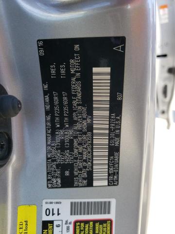 Photo 12 VIN: 5TDKZ3DC3HS783599 - TOYOTA SIENNA LE 