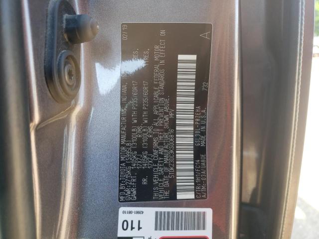 Photo 12 VIN: 5TDKZ3DC3KS006816 - TOYOTA SIENNA LE 