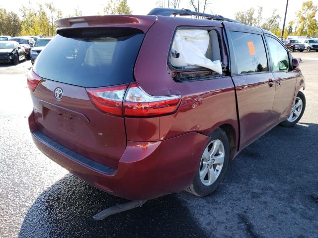 Photo 3 VIN: 5TDKZ3DC6HS809029 - TOYOTA SIENNA LE 