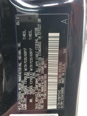 Photo 12 VIN: 5TDKZ3DC6HS861969 - TOYOTA SIENNA LE 