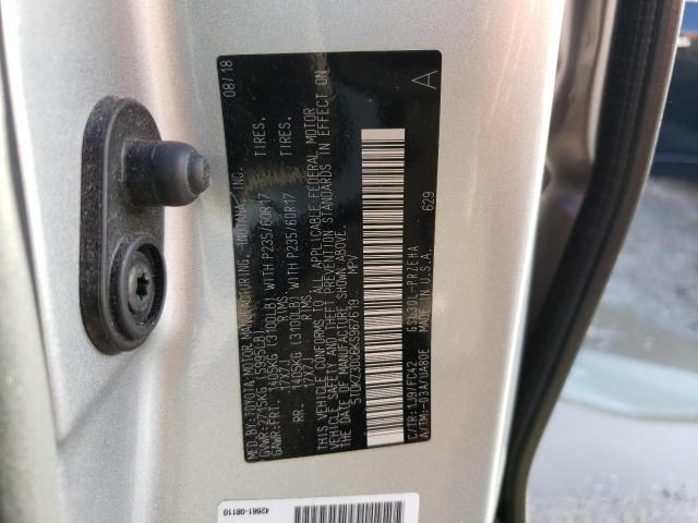 Photo 12 VIN: 5TDKZ3DC6KS967619 - TOYOTA ALL MODELS 