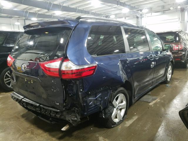 Photo 3 VIN: 5TDKZ3DC6KS993895 - TOYOTA SIENNA LE 