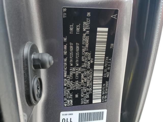 Photo 12 VIN: 5TDKZ3DC7HS802431 - TOYOTA SIENNA 