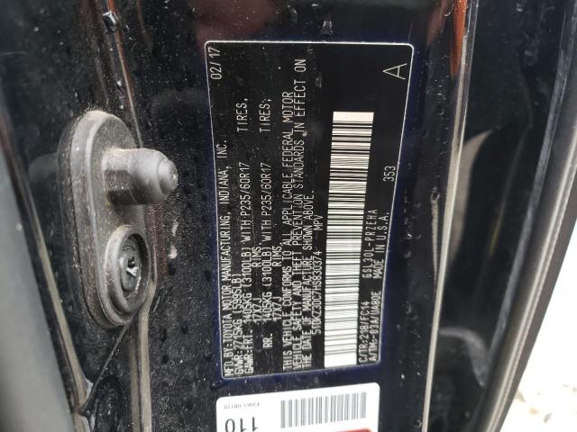 Photo 12 VIN: 5TDKZ3DC7HS830374 - TOYOTA SIENNA LE 