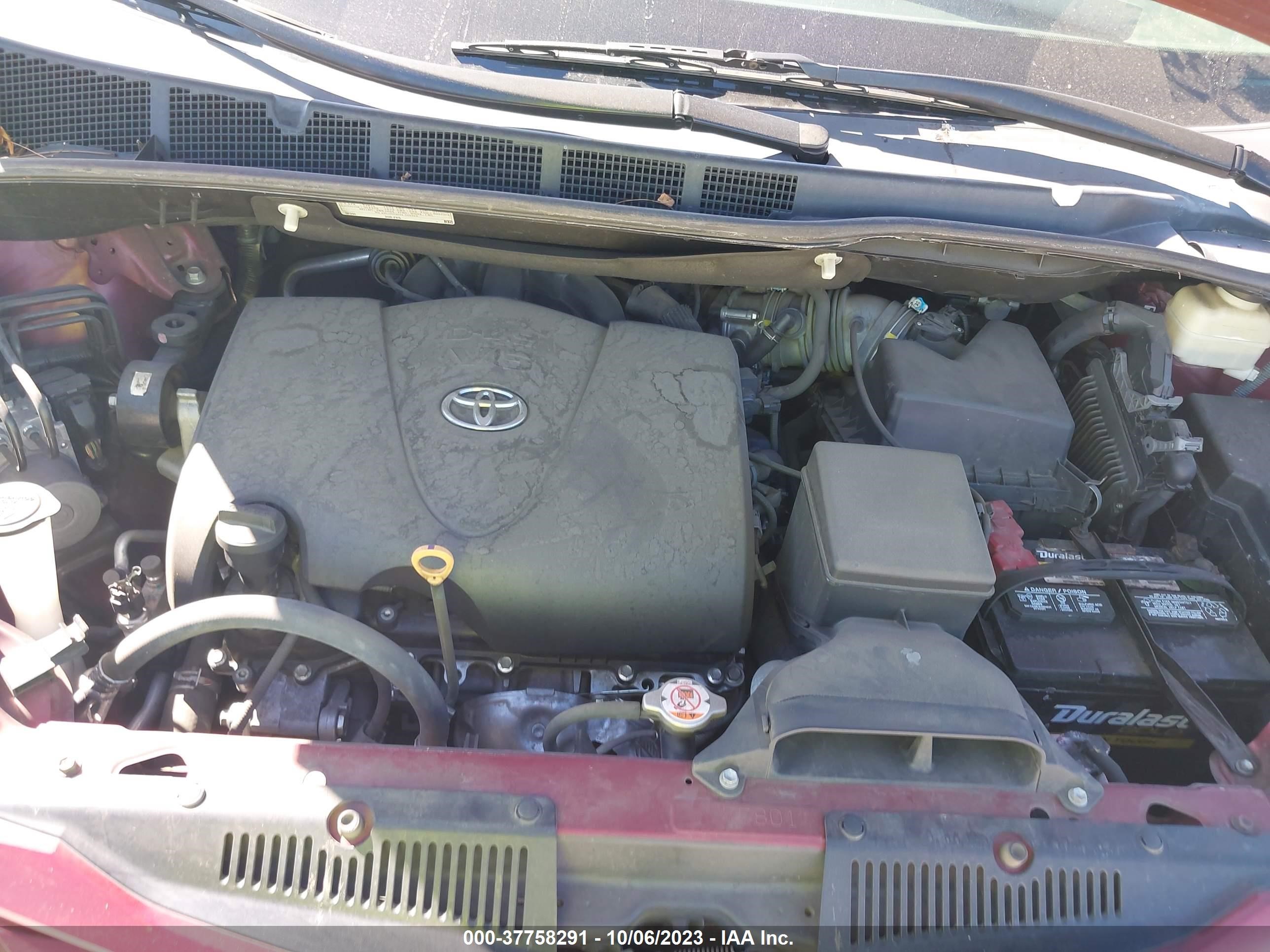 Photo 9 VIN: 5TDKZ3DC7HS839592 - TOYOTA SIENNA 