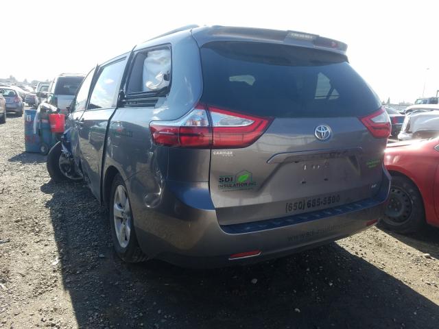 Photo 2 VIN: 5TDKZ3DC7KS016412 - TOYOTA SIENNA LE 