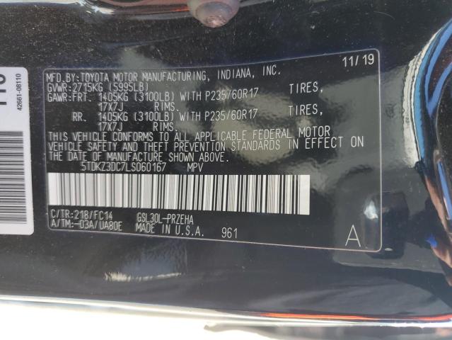 Photo 12 VIN: 5TDKZ3DC7LS060167 - TOYOTA SIENNA LE 