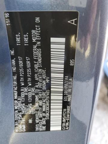 Photo 13 VIN: 5TDKZ3DC8HS797465 - TOYOTA SIENNA LE 