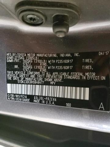 Photo 13 VIN: 5TDKZ3DC8HS848477 - TOYOTA SIENNA LE 