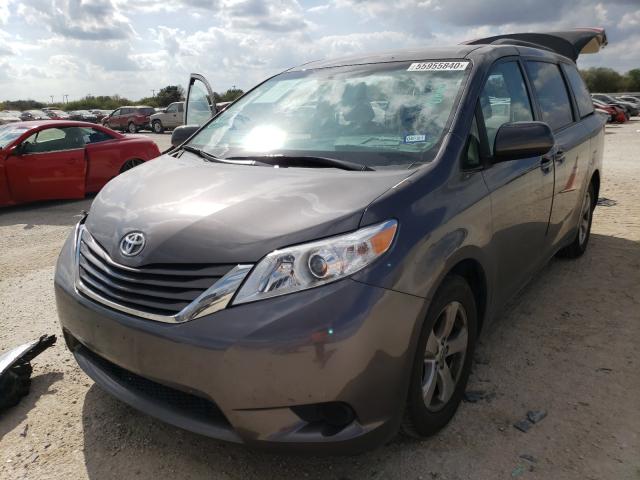 Photo 1 VIN: 5TDKZ3DC8HS865151 - TOYOTA SIENNA LE 