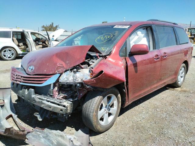 Photo 1 VIN: 5TDKZ3DC9HS847628 - TOYOTA SIENNA LE 