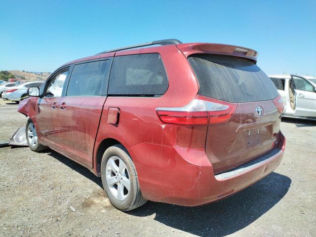 Photo 2 VIN: 5TDKZ3DC9HS847628 - TOYOTA SIENNA LE 