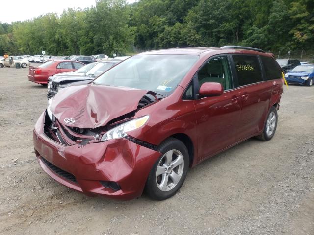 Photo 1 VIN: 5TDKZ3DC9HS893637 - TOYOTA SIENNA LE 