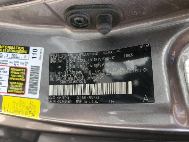 Photo 11 VIN: 5TDKZ3DCXHS795510 - TOYOTA SIENNA LE 