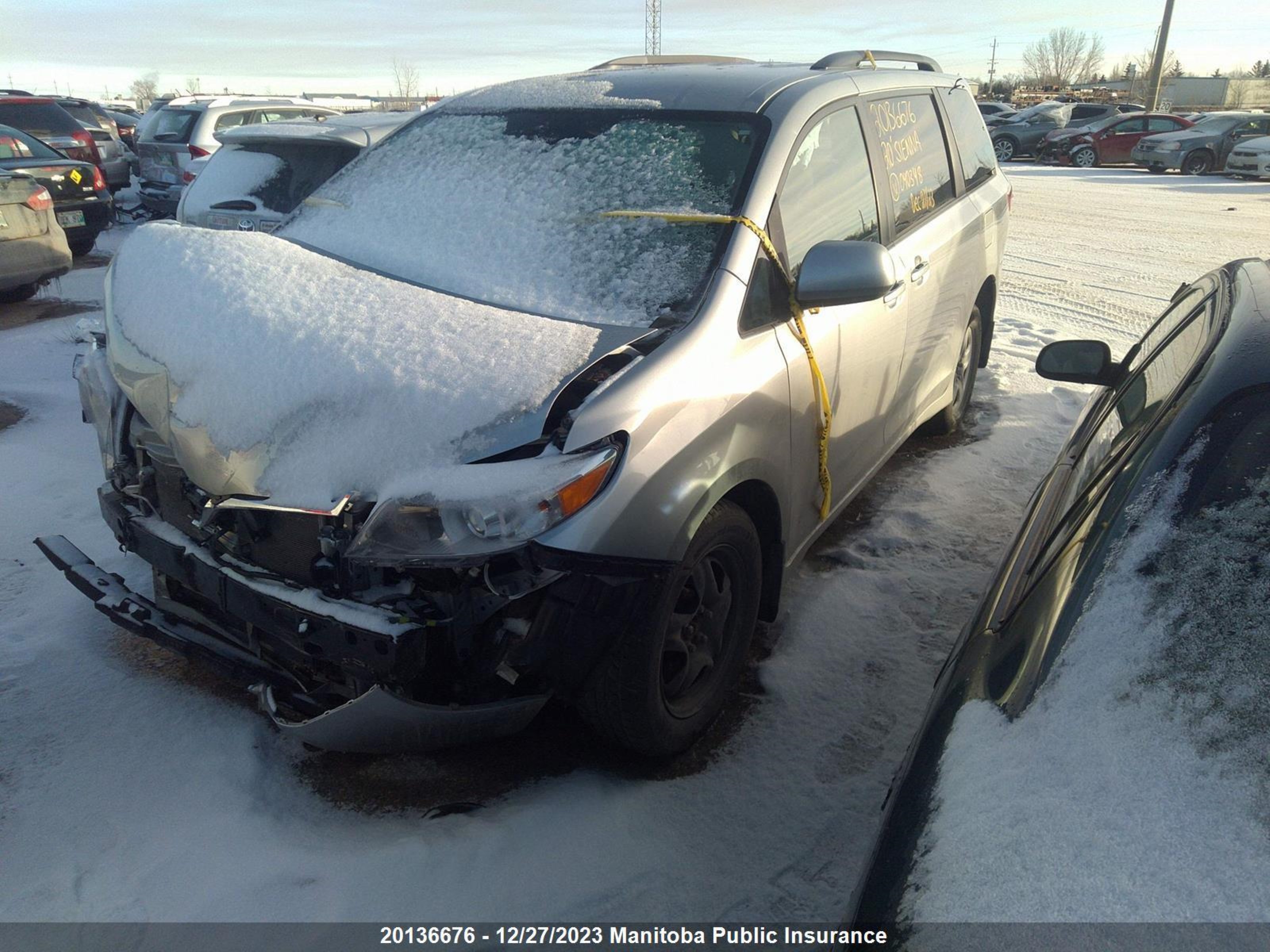 Photo 1 VIN: 5TDKZ3DCXLS040348 - TOYOTA SIENNA 