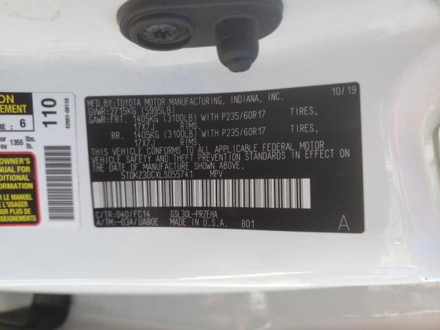 Photo 13 VIN: 5TDKZ3DCXLS055741 - TOYOTA SIENNA LE 