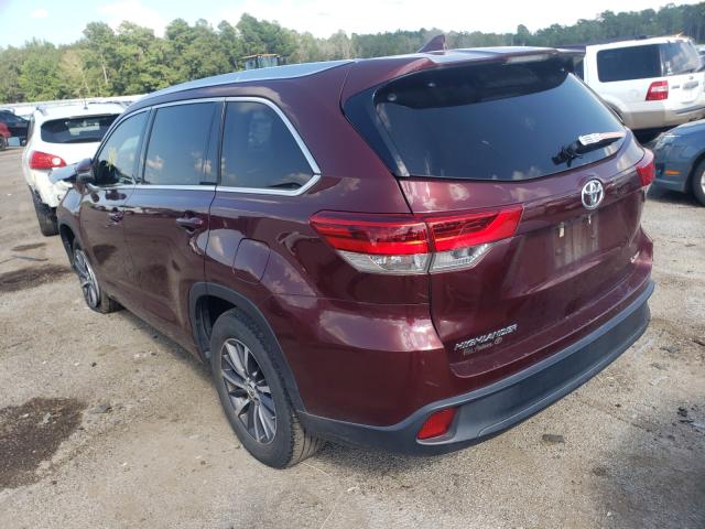 Photo 2 VIN: 5TDKZRFH1JS236445 - TOYOTA HIGHLANDER 