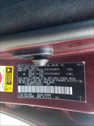 Photo 9 VIN: 5TDKZRFH1JS236445 - TOYOTA HIGHLANDER 