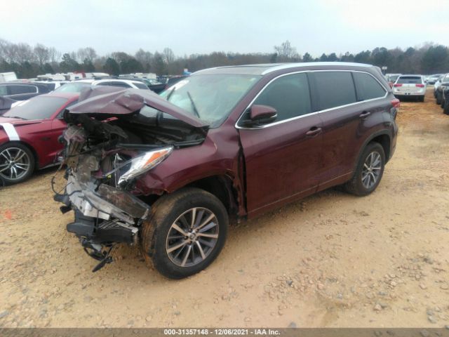 Photo 1 VIN: 5TDKZRFH1JS268876 - TOYOTA HIGHLANDER 