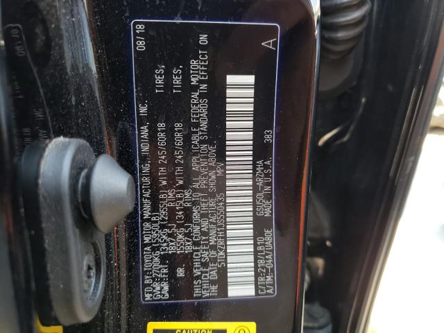 Photo 9 VIN: 5TDKZRFH1JS550435 - TOYOTA HIGHLANDER 