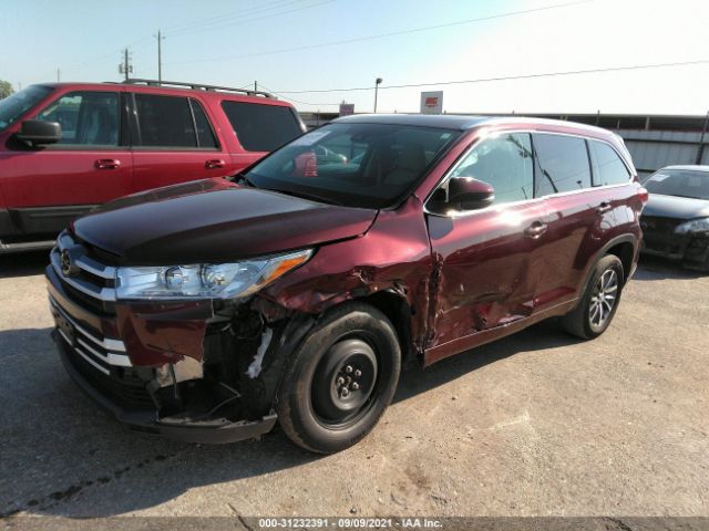 Photo 1 VIN: 5TDKZRFH2JS281409 - TOYOTA HIGHLANDER 