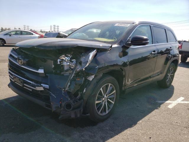 Photo 1 VIN: 5TDKZRFH2KS303619 - TOYOTA HIGHLANDER 