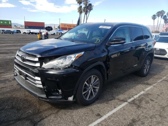 Photo 1 VIN: 5TDKZRFH2KS560134 - TOYOTA HIGHLANDER 