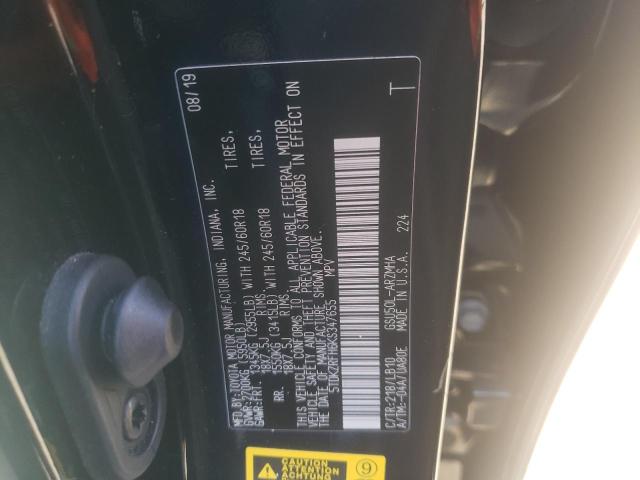 Photo 11 VIN: 5TDKZRFH6KS347655 - TOYOTA HIGHLANDER 