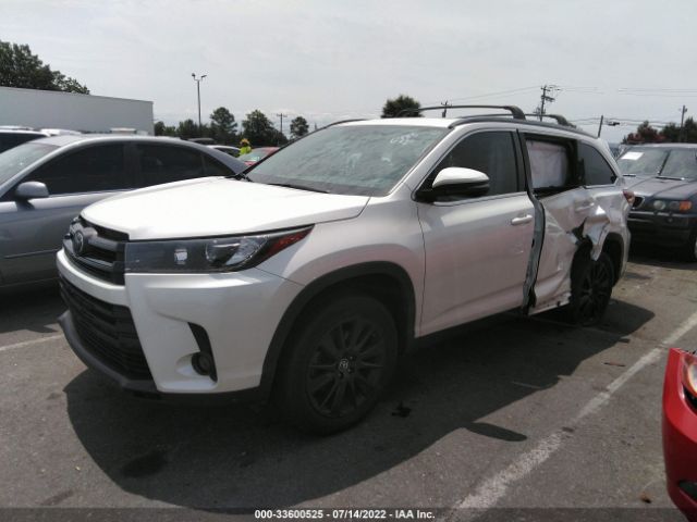 Photo 1 VIN: 5TDKZRFH7KS346983 - TOYOTA HIGHLANDER 