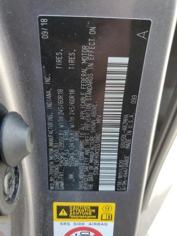 Photo 12 VIN: 5TDKZRFH7KS551980 - TOYOTA HIGHLANDER 