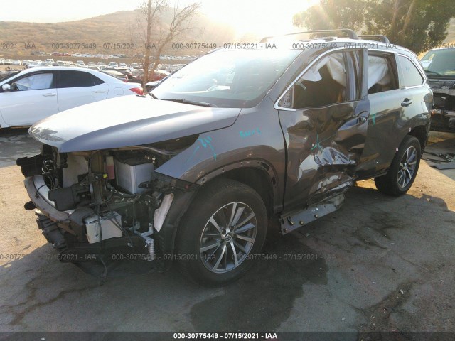 Photo 1 VIN: 5TDKZRFH8KS552667 - TOYOTA HIGHLANDER 