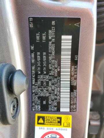 Photo 12 VIN: 5TDKZRFH8KS564432 - TOYOTA HIGHLANDER 