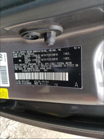 Photo 9 VIN: 5TDXK3DC1FS550960 - TOYOTA SIENNA SPO 