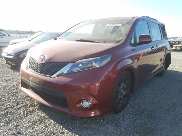 Photo 1 VIN: 5TDXK3DC1GS715973 - TOYOTA SIENNA SE 