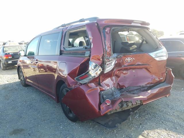 Photo 2 VIN: 5TDXK3DC1GS715973 - TOYOTA SIENNA SE 