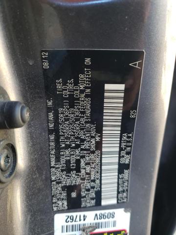 Photo 9 VIN: 5TDXK3DC2DS288220 - TOYOTA SIENNA SPO 