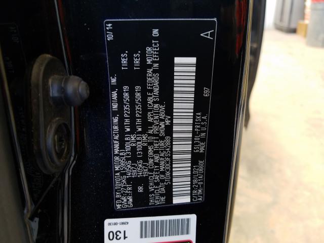 Photo 9 VIN: 5TDXK3DC3FS542889 - TOYOTA SIENNA SPO 